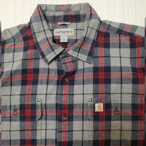Carhartt Men's plaid flannel shirt